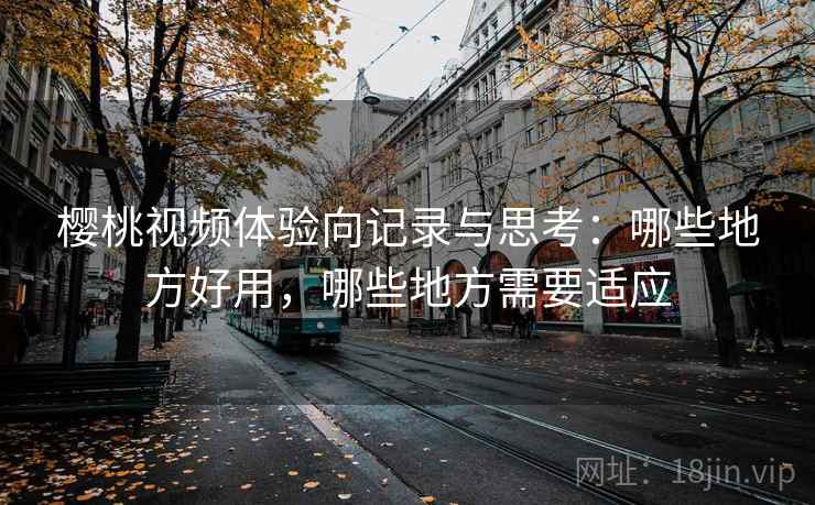 樱桃视频体验向记录与思考：哪些地方好用，哪些地方需要适应