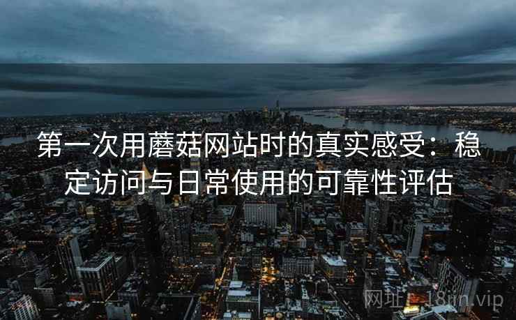 第一次用蘑菇网站时的真实感受：稳定访问与日常使用的可靠性评估