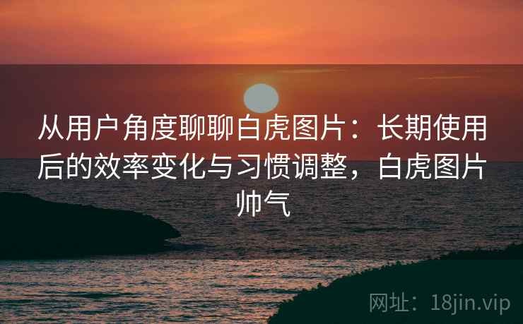 从用户角度聊聊白虎图片：长期使用后的效率变化与习惯调整，白虎图片帅气