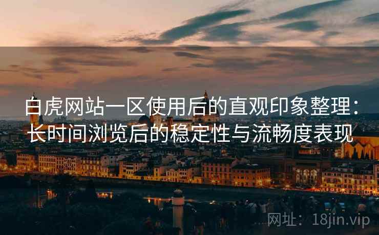 白虎网站一区使用后的直观印象整理：长时间浏览后的稳定性与流畅度表现